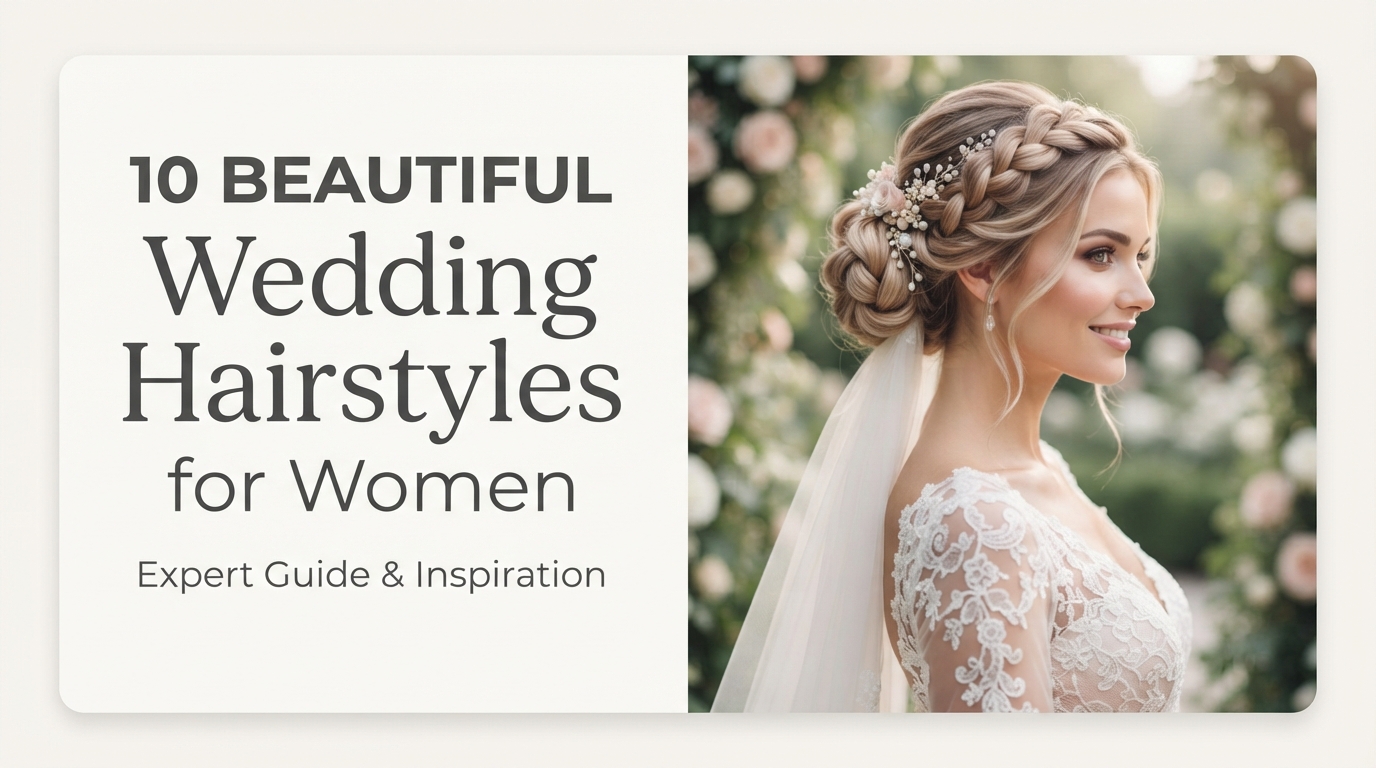 10 Beautiful Wedding Hairstyles for Women